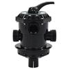 VidaXL Soupape à Multi-Voies pour Filtre à Sable ABS 1,5" 6 Voies Soupape à Montage Supérieur 6 Fonctions de Soupape Valve 91731
