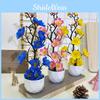 Plum Blossom Faux Plant With Plastic Stem For Wedding Decorations And Photography Props