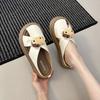 Small Girl Cute Cool Slippers Woman 2025 Summer New Wear Thick Bottom Non-slip Stepping On Shit Feeling Bag Head Drag