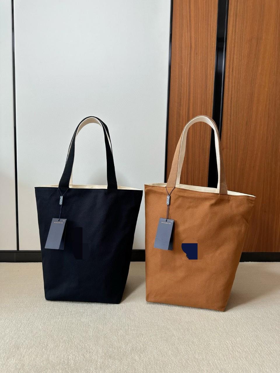 

Versatile Summer Literary Tote: Large Capacity Double-Sided Canvas Bag for Daily Commute 34x24x35 cm