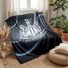 Coperta in Flanella con Stampa del Newcastle United Football, Coperta Morbida Calda Leggera per Divano Letto Campeggio