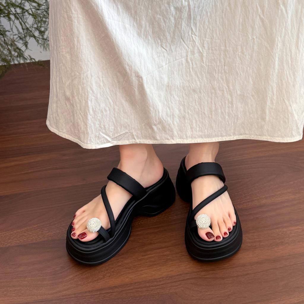 Fashion Women's Slippers Fashion Thick-soled Casual Sandals 2025 Summer New Beach Slippers for Women Platform Sandals Sandalias De Mujer