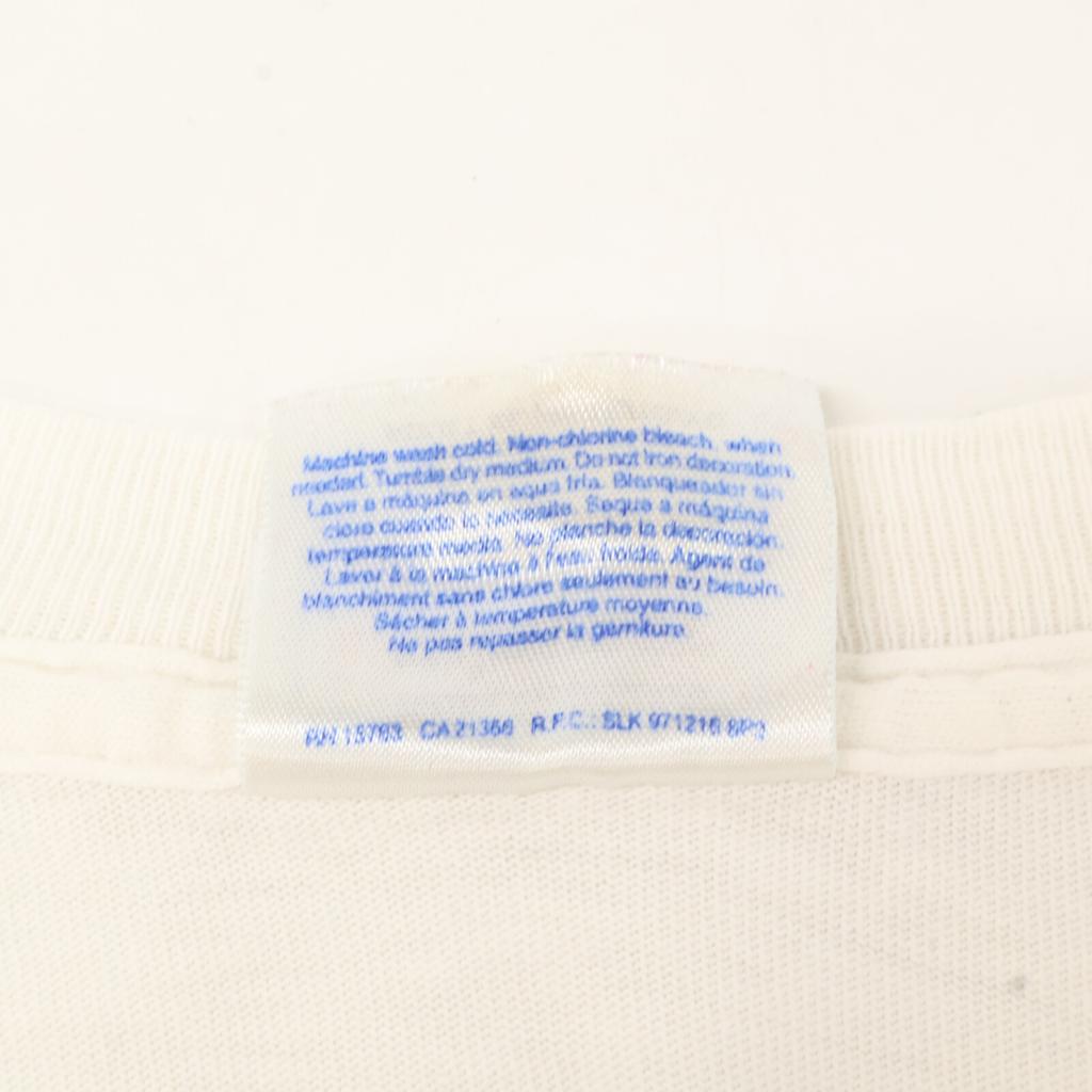 HANES 90's White Bob Dylan Print T-Shirt Tops XL whiteUsed