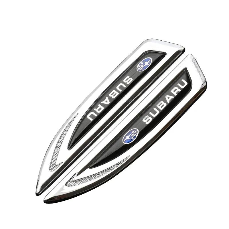 for Subaru STI Forester BRZ XV Outback Impreza WRX Legacy BRZ Tribeca 2PCS Car Styling Fender Stickers Emblem Badge Decoration Y11