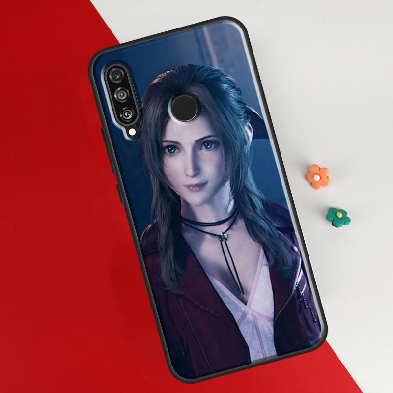 Aerith Gainsborough Final Fantasy Case For Huawei P50 Pro P20 P30 P40 Lite P Smart 2019 Nova 9 5T Cover For Honor 50 8X 9X