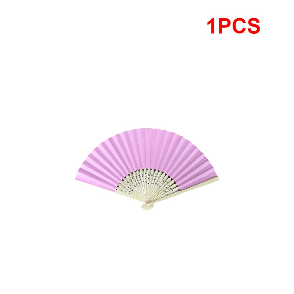 

1-10pcs Wedding Hand Fans White Paper Bamboo Folding Fans Custom Hand-painted DIY Hand Fan Decoration Kids Painting Gifts