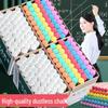 Hexagonal Dustless Chalk Set, 32 Multi-Color, 12 Highlight Colors, Perfect for Blackboards & Children's Art.