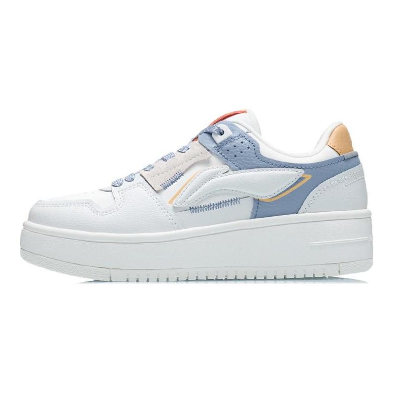 Li Ning Tianji Leather Reflective Slip Resistant, Abrasion Resistant, Lightweight, Breathable Low top Skateboard Shoes AGCR468-2