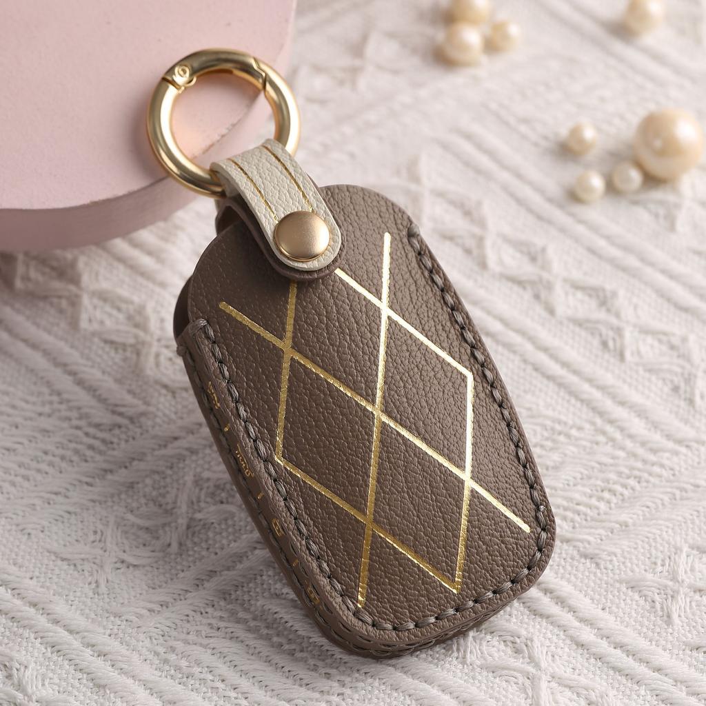 Customized for Genesis key cover New and old Lawns Genesis leather bag buckle case High-end