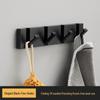 Elegant No-Drill Foldable Hidden Coat and Hat Hook for Entryways