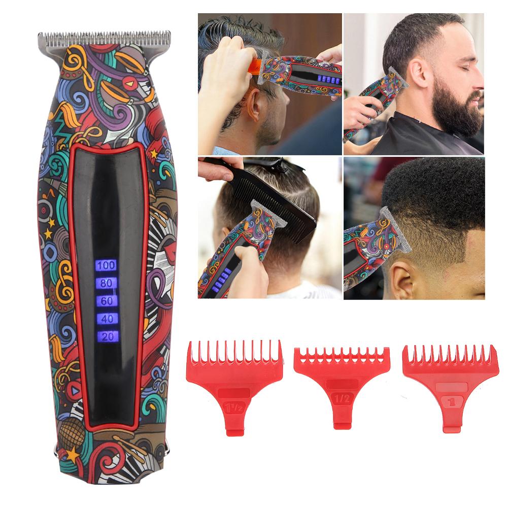 Professional Electric Hair Clipper Hair Trimmer Cutting Machine Grooming Kit