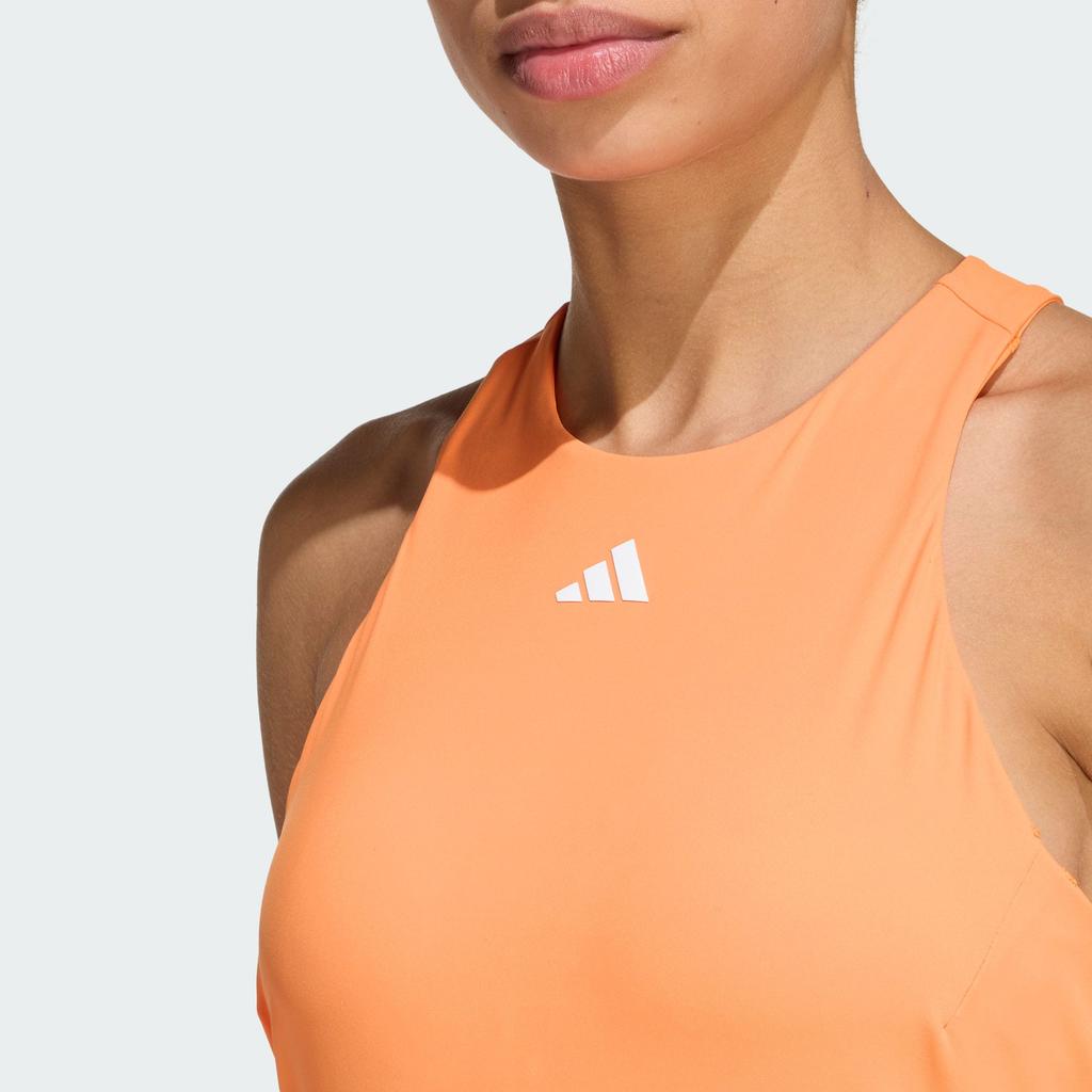 Adidas Tennis Gameset Climacool Y-Tank Quick-Dry Slim Fit Round Neck Sleeveless Tennis Top Women Tops KE8862