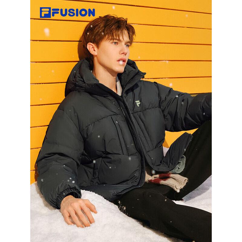 

FILA Unisex Loose Fit Hooded Down Jacket S