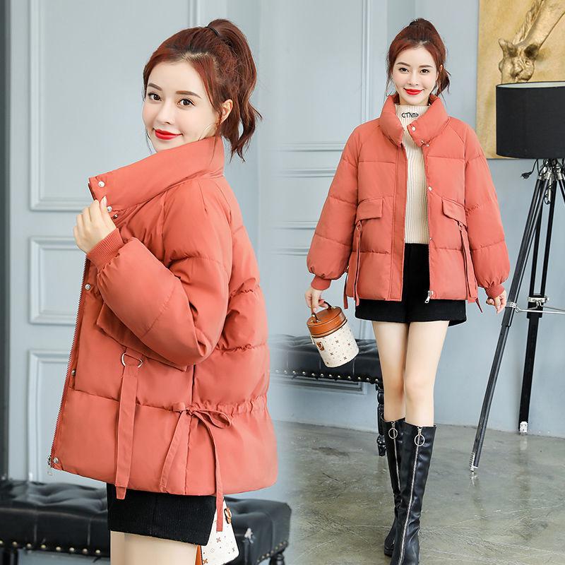 Damen Daunenmantel Winter Dicke Jacke Koreanische Version Locker Niedlich Ins Hongkong Wind Brot Kleidung Kurzer Abschnitt Baumwolljacke