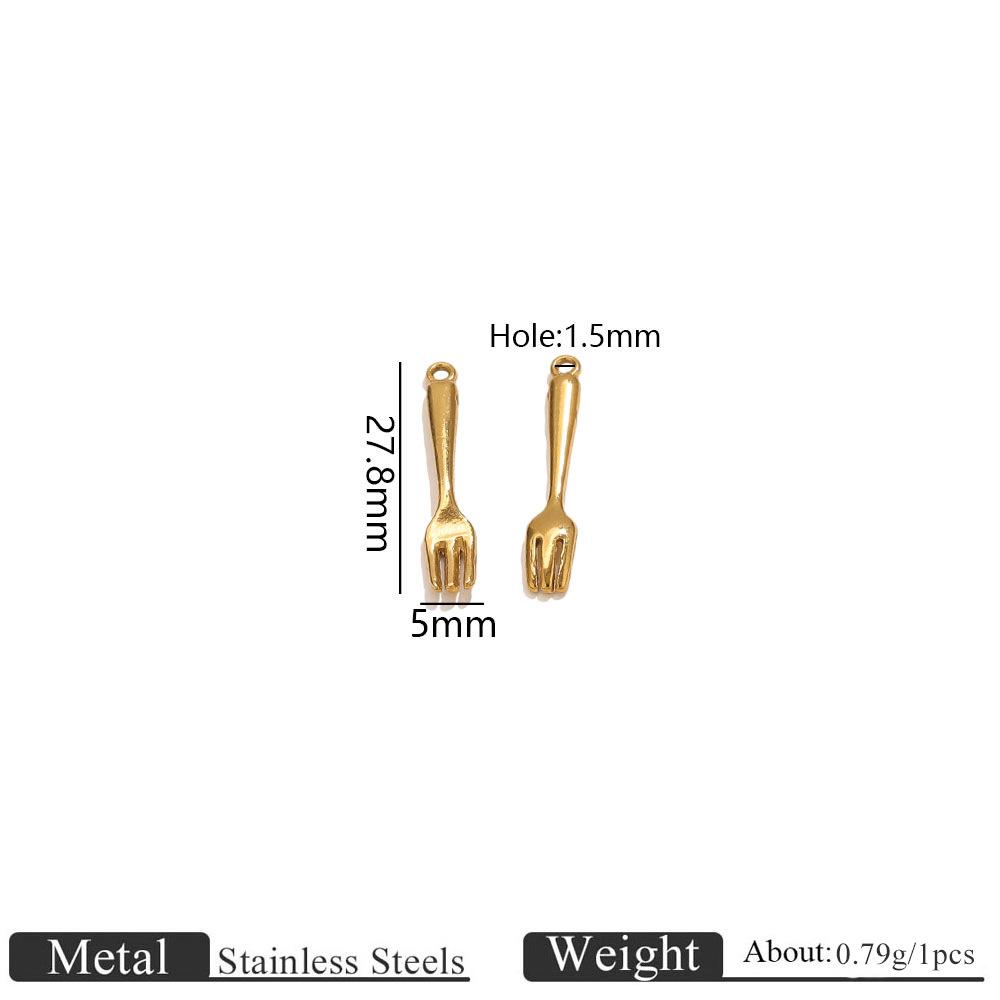 Yori 5 Stück Edelstahl 18K Gold Plated Anhänger DIY Schmuckzubehör Verwendet für DIY Herstellung von Armband Halskette