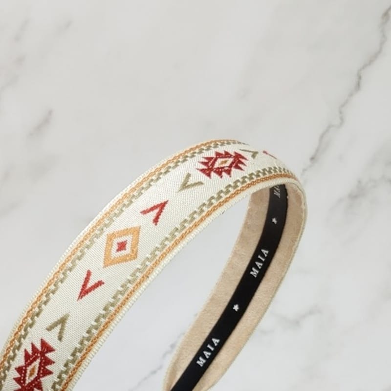 MAIA Inca Headband - Ivory