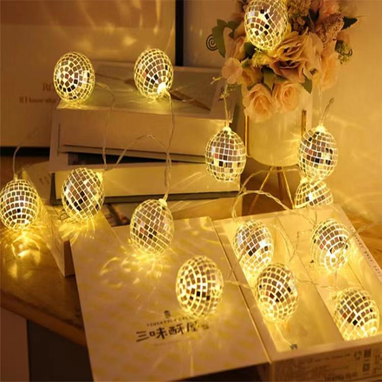 LED Lens Ball String Lights for Festivals & Parties - Disco and Christmas Decorations