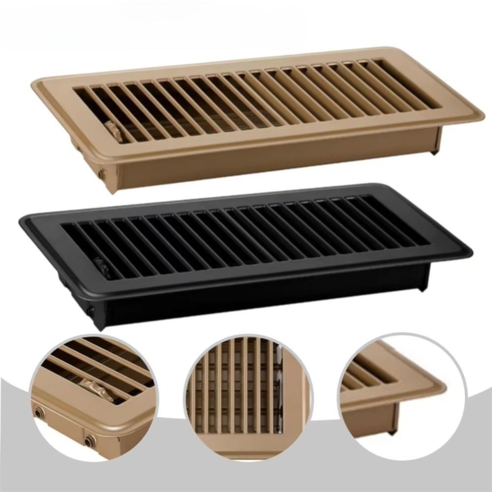Metal Floor Register Cover 4*10 Inch Floor Vent Covers Central Conditioner Grille  Office Building