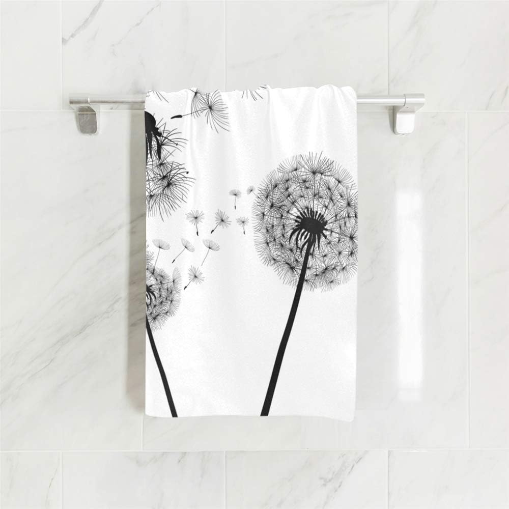 Cotton Hand Towel Dandelion Soft Bath Towel for Hotel Face Gym Spa