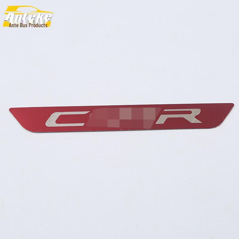 18 CHR Tylna płyta ochronna: Pedał Ochronny Klapy Bagażnika Ze Stali Nierdzewnej Dekoracyjny Cekin.