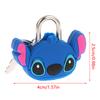 Cartoon Doll Lock Metal Mini Padlock Creative Cute Safety Anti-Theft Luggage Lock