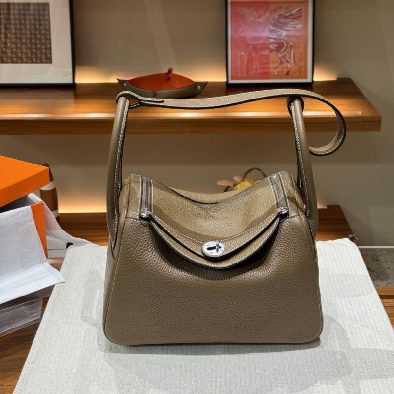 2026 new first-layer cowhide tc cowhide 19cm mini lindy bag crossbody leather medicine bag genuine leather women's bag