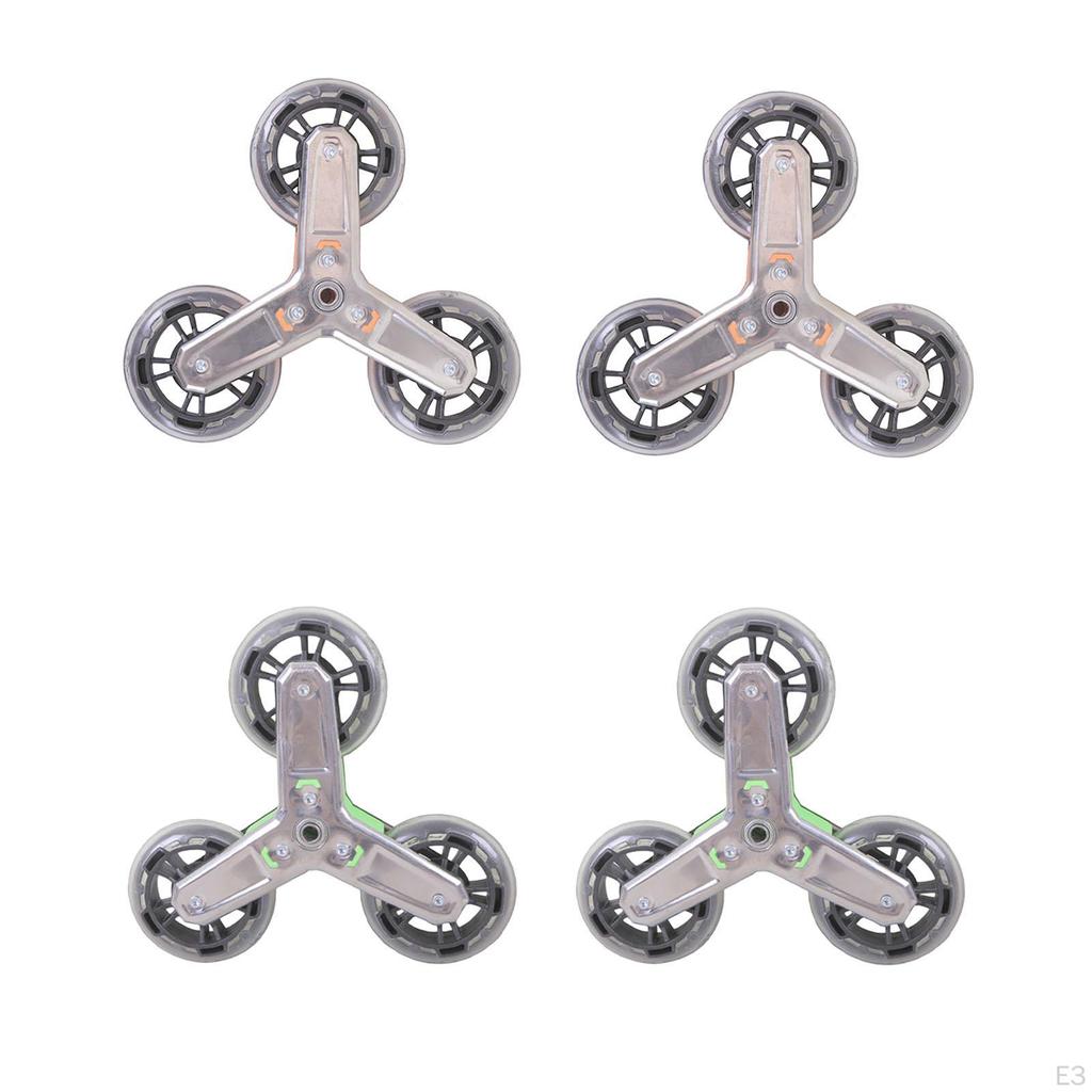 Dreieckige Gepäckwagenräder Set für schwere Lasten