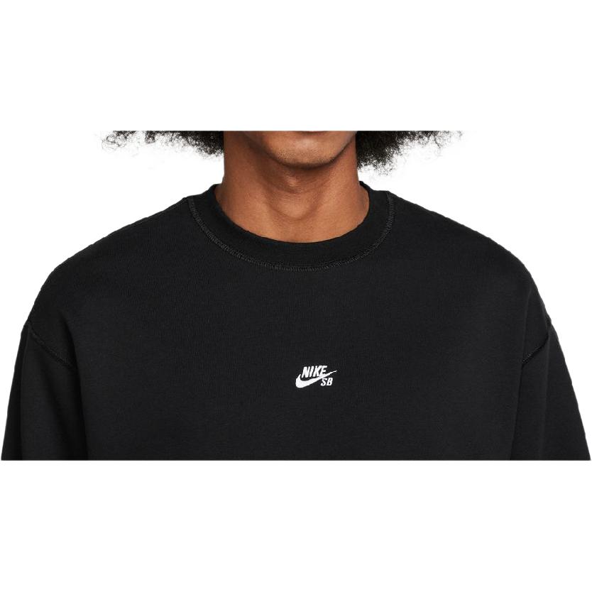 Nike Sweatshirts Men's Black Crew Neck Moderate FV7354-010