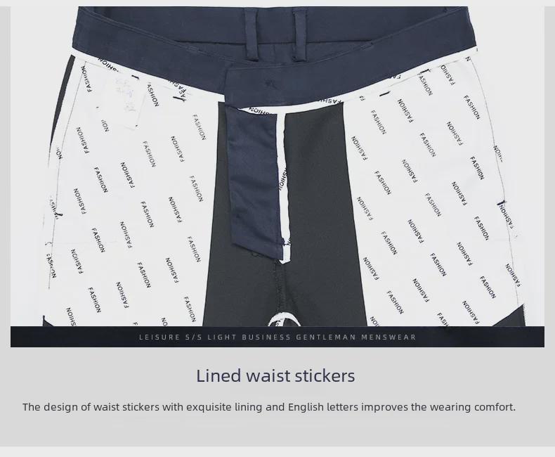 Calças de Conforto de Fibra de Bambu para Homem Four Seasons - Tamanho Grande, Corte Solto, Retas, Calças Casuais para Negócios