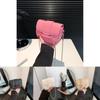Stylish Mini Saddle Bag 2024 Spring Summer Chain Shoulder Crossbody Pu Bag Chic Design