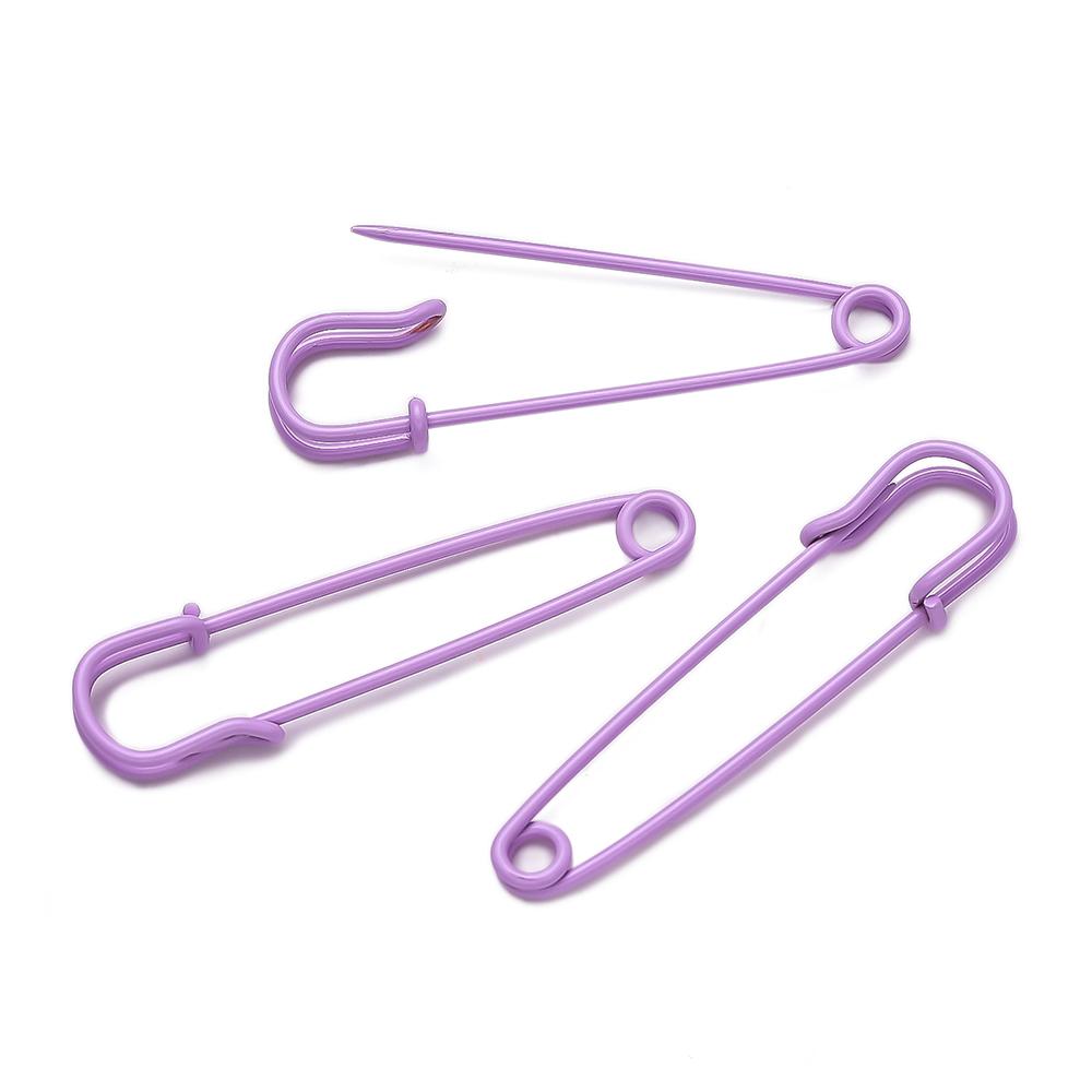 10pcs/lot Colorful Safety Pins Brooch Blank Base Brooch Pins 3/5 Rings Jewelry Pin for DIY Jewelry Making Supplies Accessorie