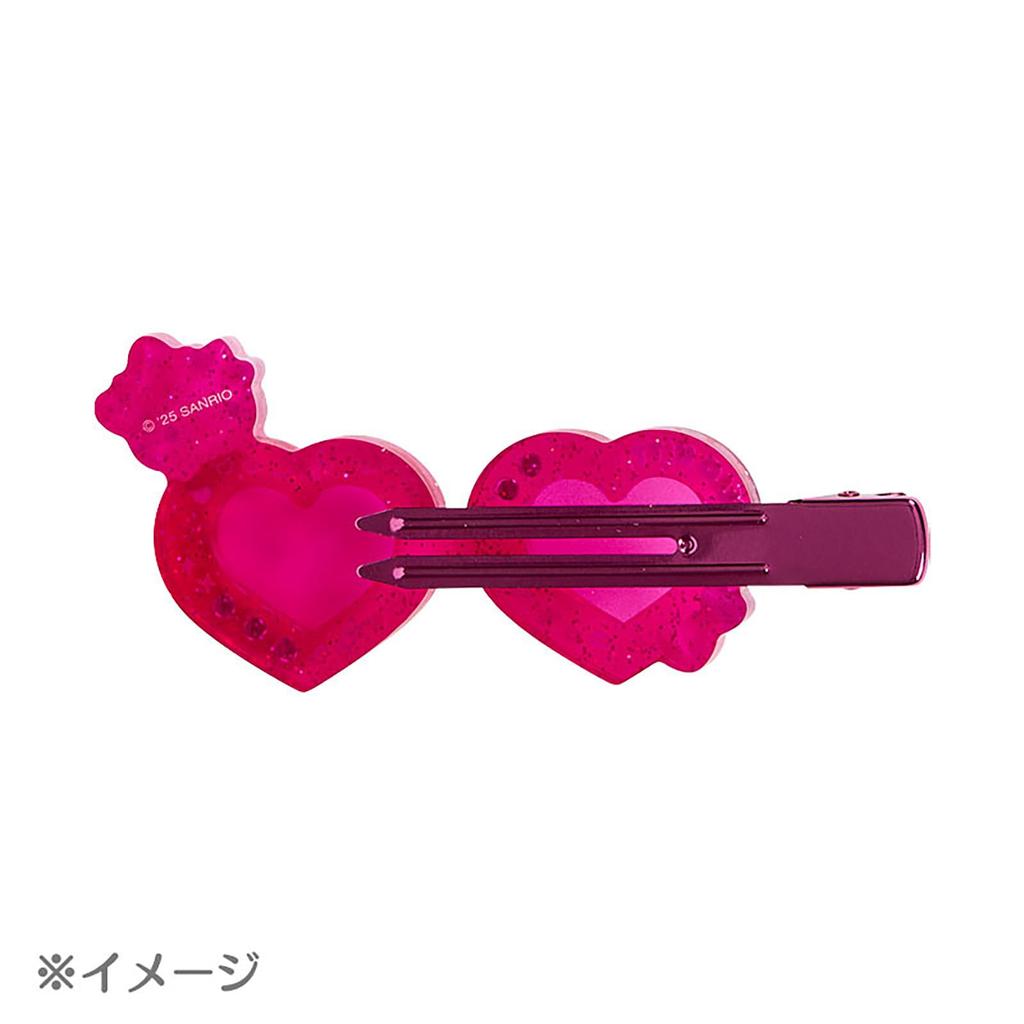 Sanrio Bangs Clip Kuromi Acrylic and Steel Hair Clip for and Desk Ages 125156 (SANRIO) (#SanrioGakuenKiramekiSai) Makeup, Meals, Work, 3+,