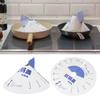 10pcs Round Paper Microwave Splatter Cover Anti-overflow Disposable Pot Lid  Travel