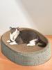 Oval Shaped Scratch Pad Sisal Scratching Cat Bed Wear Resistant Cat Scratch Bed Multifunctional Pet Sleeping Mat Pet Supplies
