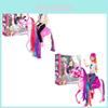 Realistic Movable Horse Saddle Model Set With Detachable Farm Stable Toys For Kids