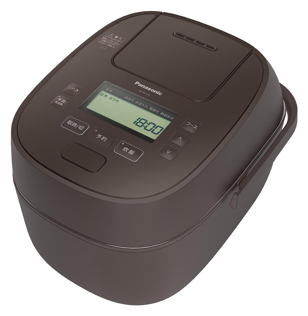 Panasonic Riskoker Go Rapid Trykkreduksjonsventil Odori-koker Full Heat Generation 5 trinn IH Type Brun 5.5 SR-M10A-T