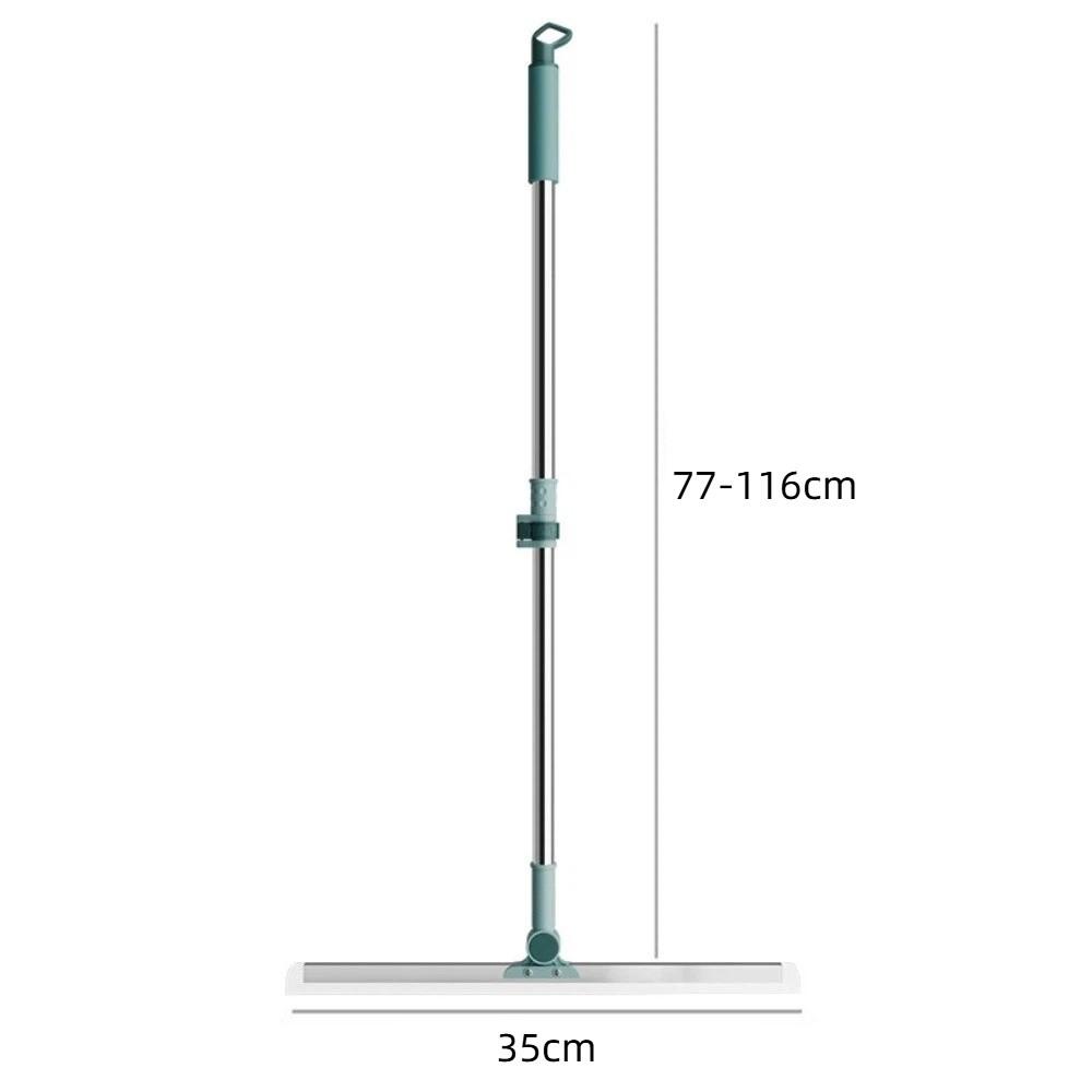Hair Mop Silicone Floor Squeegee Quick Cleaning Magic Broom Household Floor 35cm