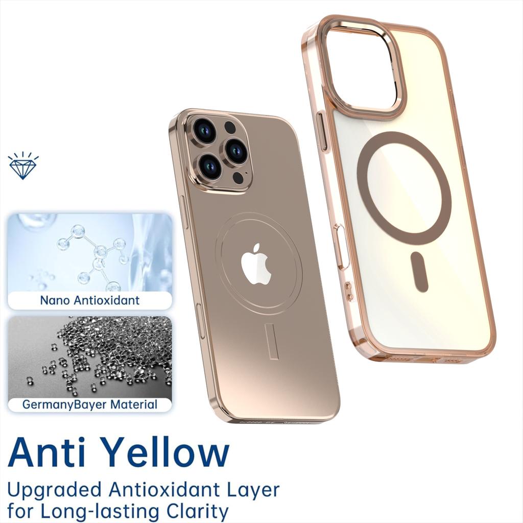 Camera Stand Solid Color for MagSafe Case For iPhone 16 Pro Max 15 14 Pro 13 12 Lens Bracket Protection Shockproof Magnetic Slim Hard PC Phone Cover