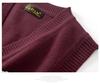 2026 Autumn/Winter Korean Style Knit Cardigan Vest for Boys & Girls - Warm Children's Vest