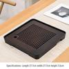 Zen Bamboo Tea Set with Drainage Tray