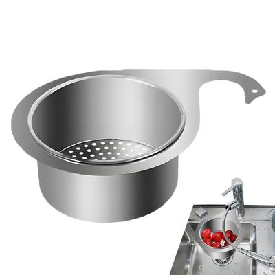 1 stücke Edelstahl Schwan Spüle Filterkorb Küchenspüle gewidmet Schwan Filterkorb hängenden Abfluss Rack Küchenbedarf