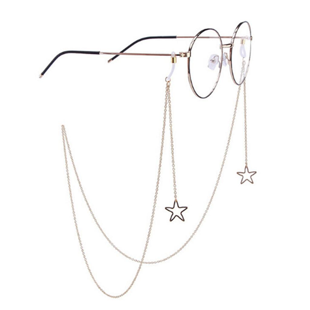 Artistic Star Glasses Chain Elegant Antiskid Glasses Chain Fashion Glasses Chain for Women and Students