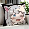 cute Chibi Neko Cushion Cover Cushion Cover Set Pcs x x x Pillowcase Decorative Sofa Home Decor