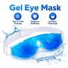 Sahyog Wellness Cooling Eye Gel Mask for Dark Circles, Pain Relief, Dry Eyes Treatment, Reusable Gel Eye Patches with Adjustable Strap, Reduces Puf