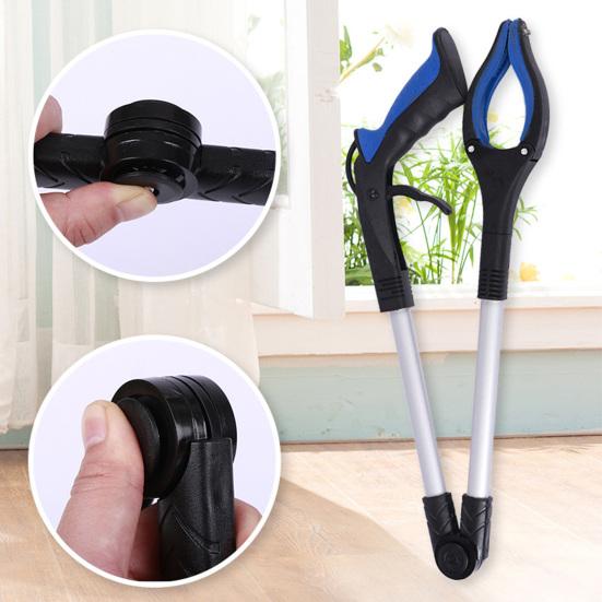 Trash Picker Convenient Easy To Assemble Sturdy Safety Anti-rust Pick Up Metal Foldable Design Garbage Clamp Home Supply