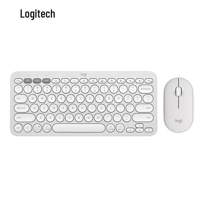 Logitech PEBBLE 2 COMBO Dual-Mode Wireless Keyboard & Silent Mouse