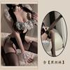 Women Sexy Lace Trim Suspender Maid Cosplay Role Play Lingerie One Piece