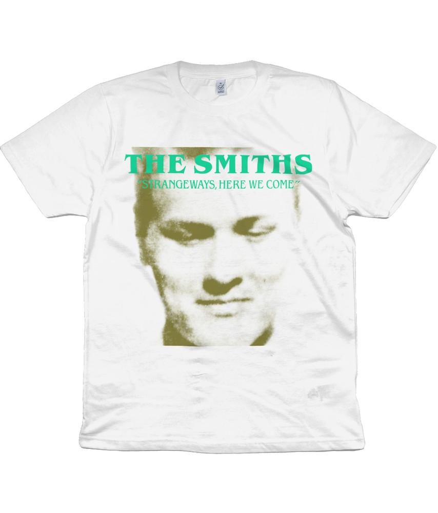 

The Smiths - Strangeways, Here We Come -Green and Gold -Organic T-Shirt-Back Print S