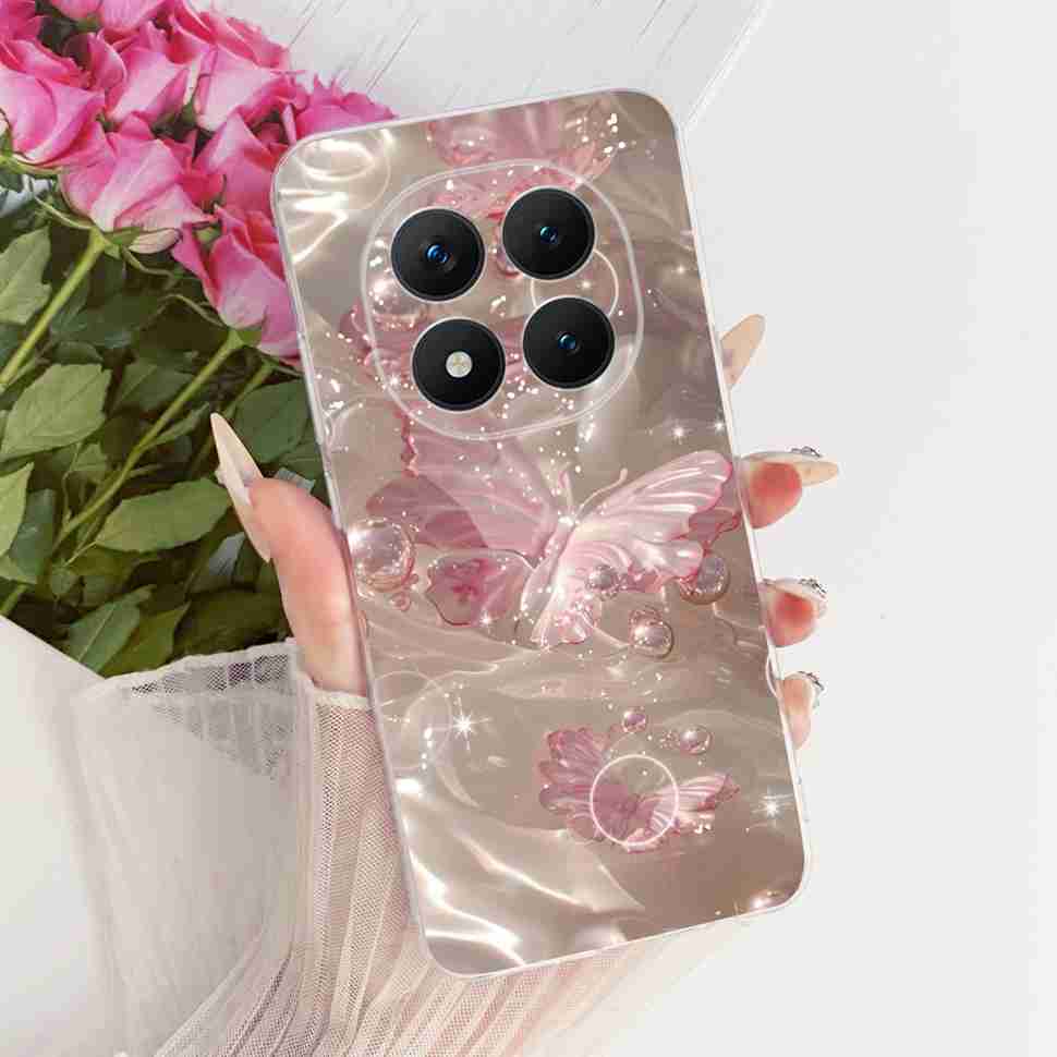 Für Xiaomi Redmi Note 15 Pro Plus ProPlus 5G Hülle Blume Cartoon Hülle Weiche Silikonhülle Für Redmi Note 15 Pro+ Hülle
