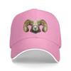 Bighorn Sheep Polygonal Design Baseball Cap Funny Hats Sun Cap Women Caps Unisexs